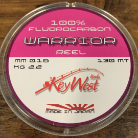 Key West F.C. WARRIOR 0,16mm 2,2kg 130mt FLUOROCARBON 100% Made in Japan